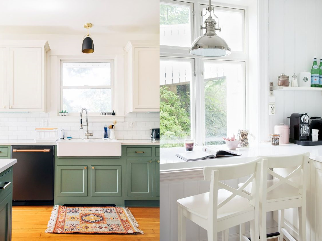 Кухни с окном: дизайн и идеи оформления интерьера для частного дома и квартиры