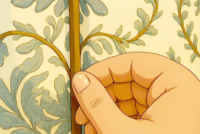 Что делать, если отклеились обои, чем и как их приклеить?