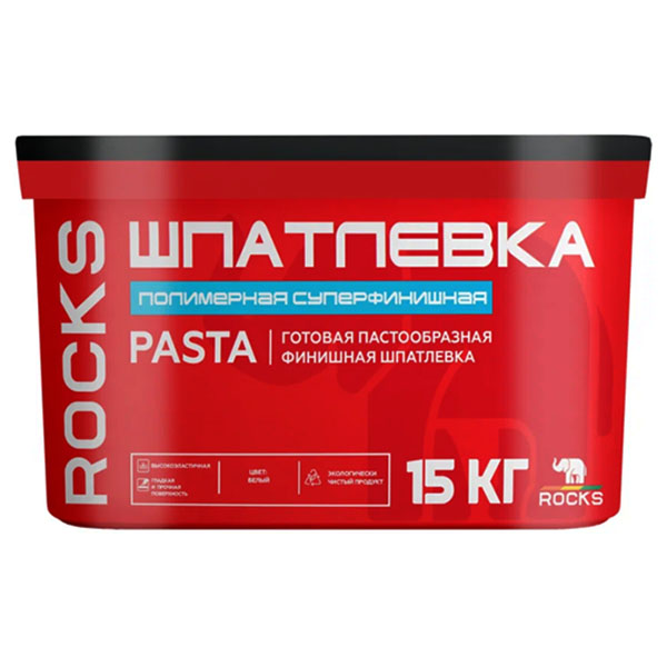 Финишная полимерная шпаклевка Rocks Pasta