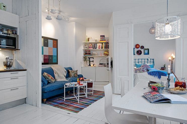 Дизайн интерьера однокомнатной квартиры: как красиво обустроить однушку