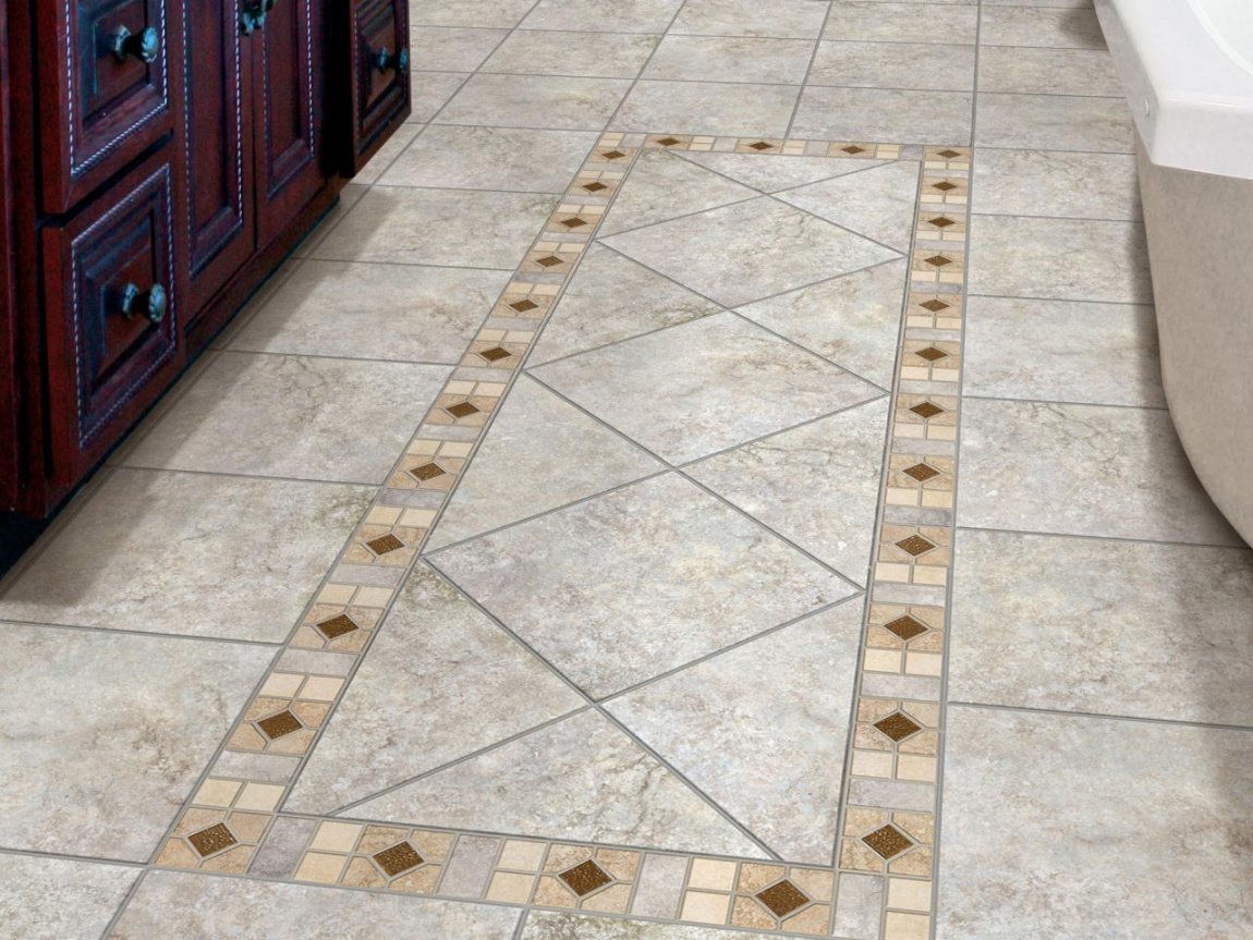 фото керамической плитки на пол кухни